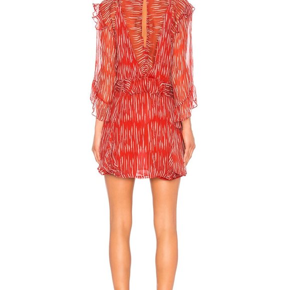 IRO Canyon Long-Sleeve Ruffled Dress - Picture 11 of 13